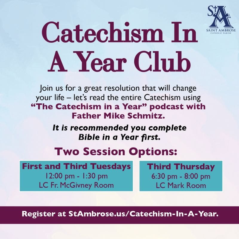 SA26 Catechism in a year social