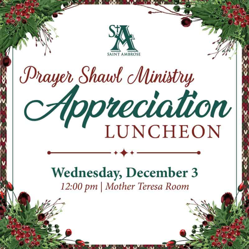 SA25 Prayer Shawl Appreciation Lunch Social2