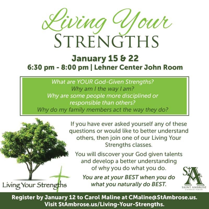 SA26 Jan Living Your Strengths